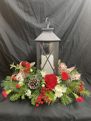 Holiday Lantern Bouquet from Philips' Flower & Gift Shop