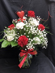 VALENTINE CARNATIONS BOUQUET from Philips' Flower & Gift Shop