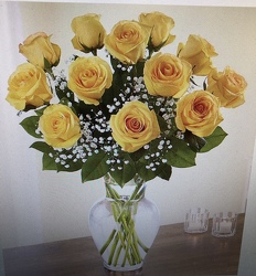 12 Yellow Roses from Philips' Flower & Gift Shop