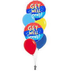 Get Well Balloon Bouquet from Philips' Flower & Gift Shop
