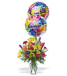 Birthday Balloon Bouquet from Philips' Flower & Gift Shop