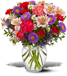 Pink and Purple Inspiration Bouquet from Philips' Flower & Gift Shop