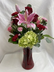 Hearts Afire Bouquet from Philips' Flower & Gift Shop