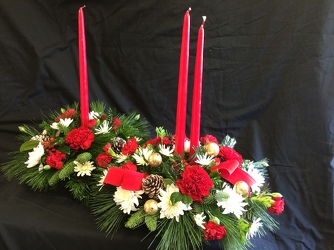 Christmas AGlow Bouquets from Philips' Flower & Gift Shop