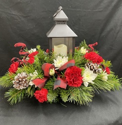  Yuletide Lantern Bouquet from Philips' Flower & Gift Shop