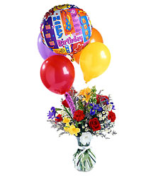  Colorburst Birthday Arrangement from Philips' Flower & Gift Shop