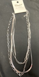 Multi strand Silver Necklace from Philips' Flower & Gift Shop