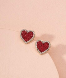 Red Heart Earrings from Philips' Flower & Gift Shop