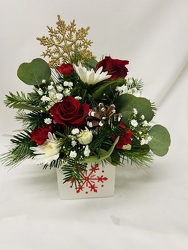 Snowflake Wishes bouquet from Philips' Flower & Gift Shop