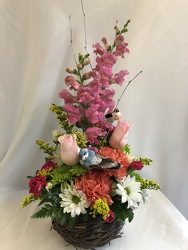 Springtime Birdsnest Bouquet from Philips' Flower & Gift Shop