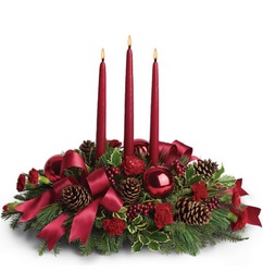 Christmas Carol Centerpiece from Philips' Flower & Gift Shop