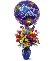 Birthday Fireworks from Philips' Flower & Gift Shop